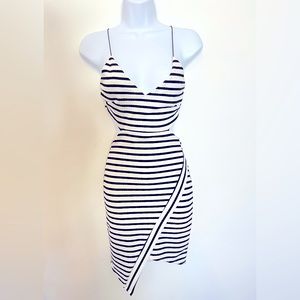 Charlotte Russe Striped Bodycon Dress